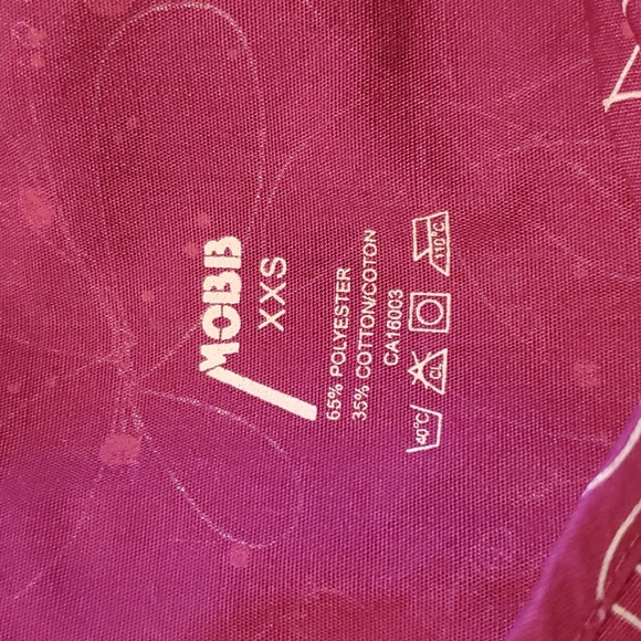 Mobb Xxs purple print scrub - Picture 3 of 3